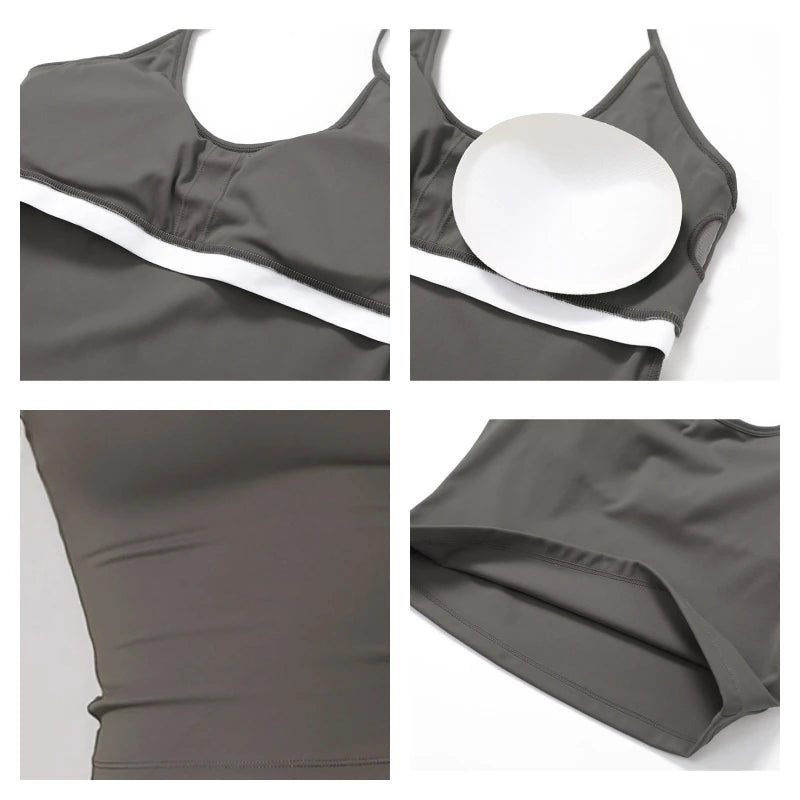 Veyra Active™ Summer Shockproof Yoga Vest | Quick-Dry Seamless Workout Tank Top