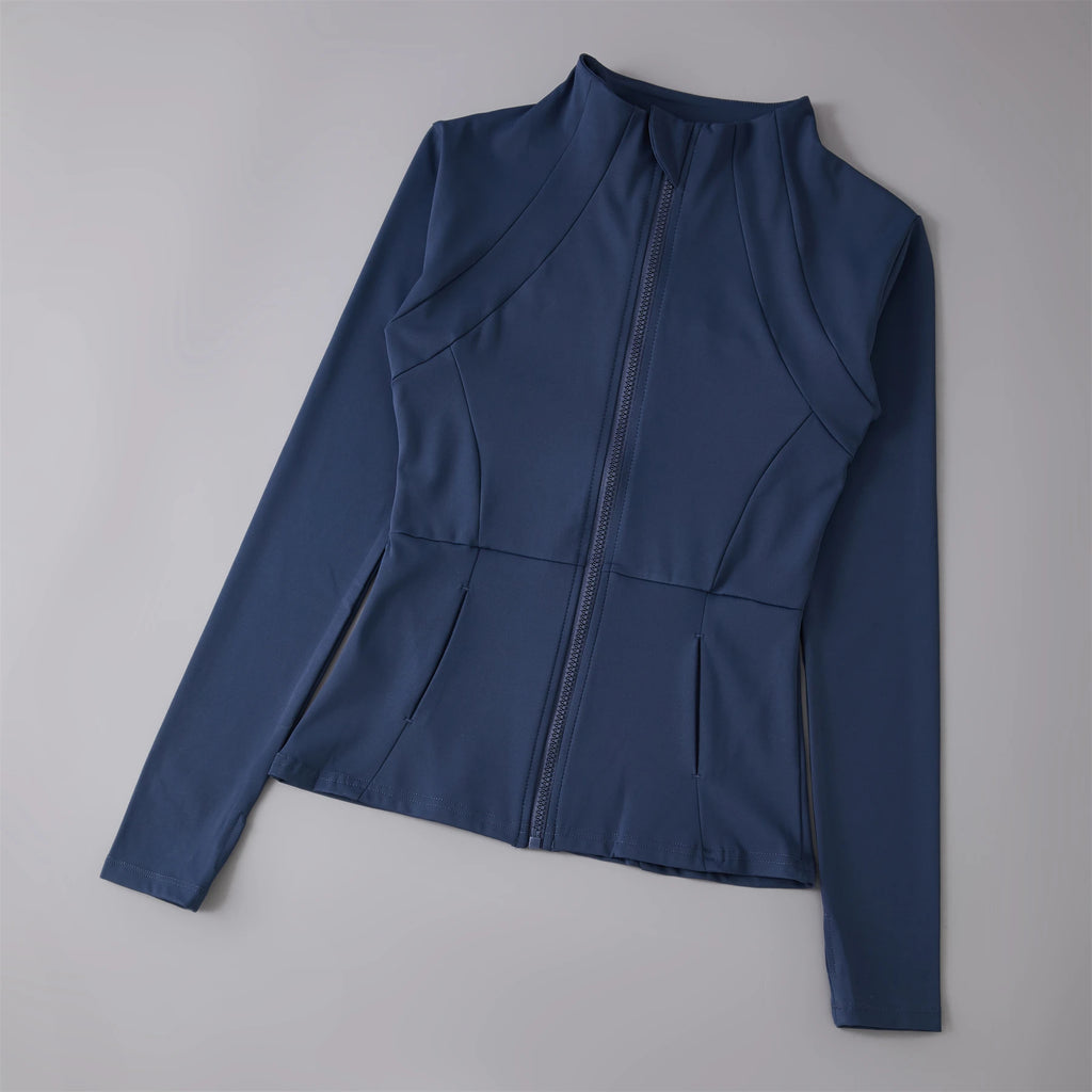 Veyra Active™ Breeze Lightweight Running Jacket | Wind-Resistant Long-Sleeve Workout Top