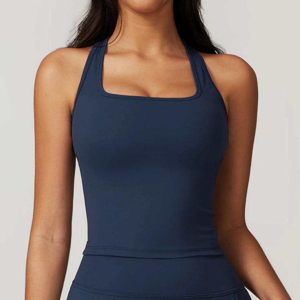 Veyra Active™ Summer Shockproof Yoga Vest | Quick-Dry Seamless Workout Tank Top