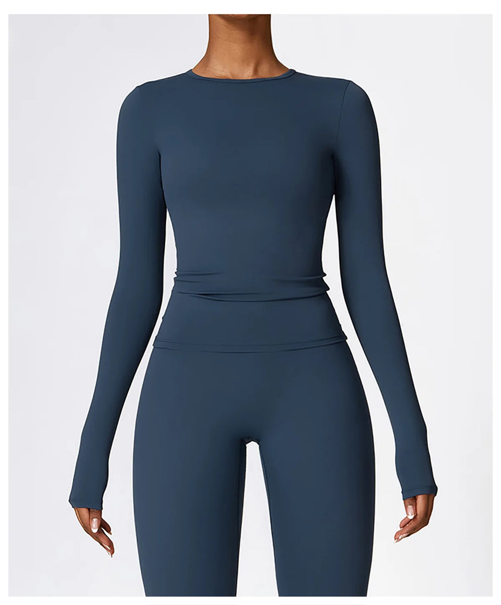 Veyra Active™ Women's Thermomotion Long-Sleeve Yoga Shirt | Winter Quick-Dry Slim-Fit Gym Top