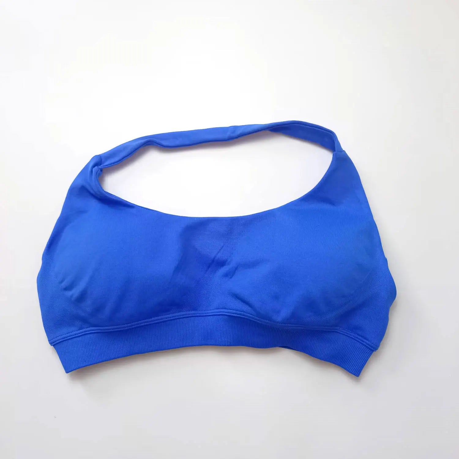 Veyra Active™ Impact Seamless Halter Sports Bra | High-Support Push-Up Gym & Yoga Crop Top