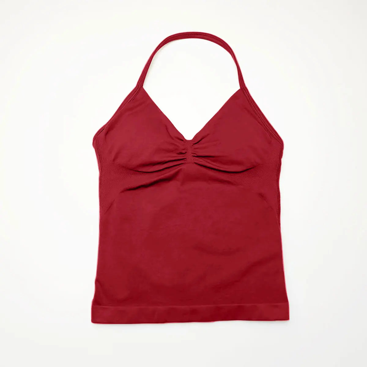 Veyra Active™ Impact Longline Halter Sports Bra | Anti-Chafe Open Back Yoga Crop Top