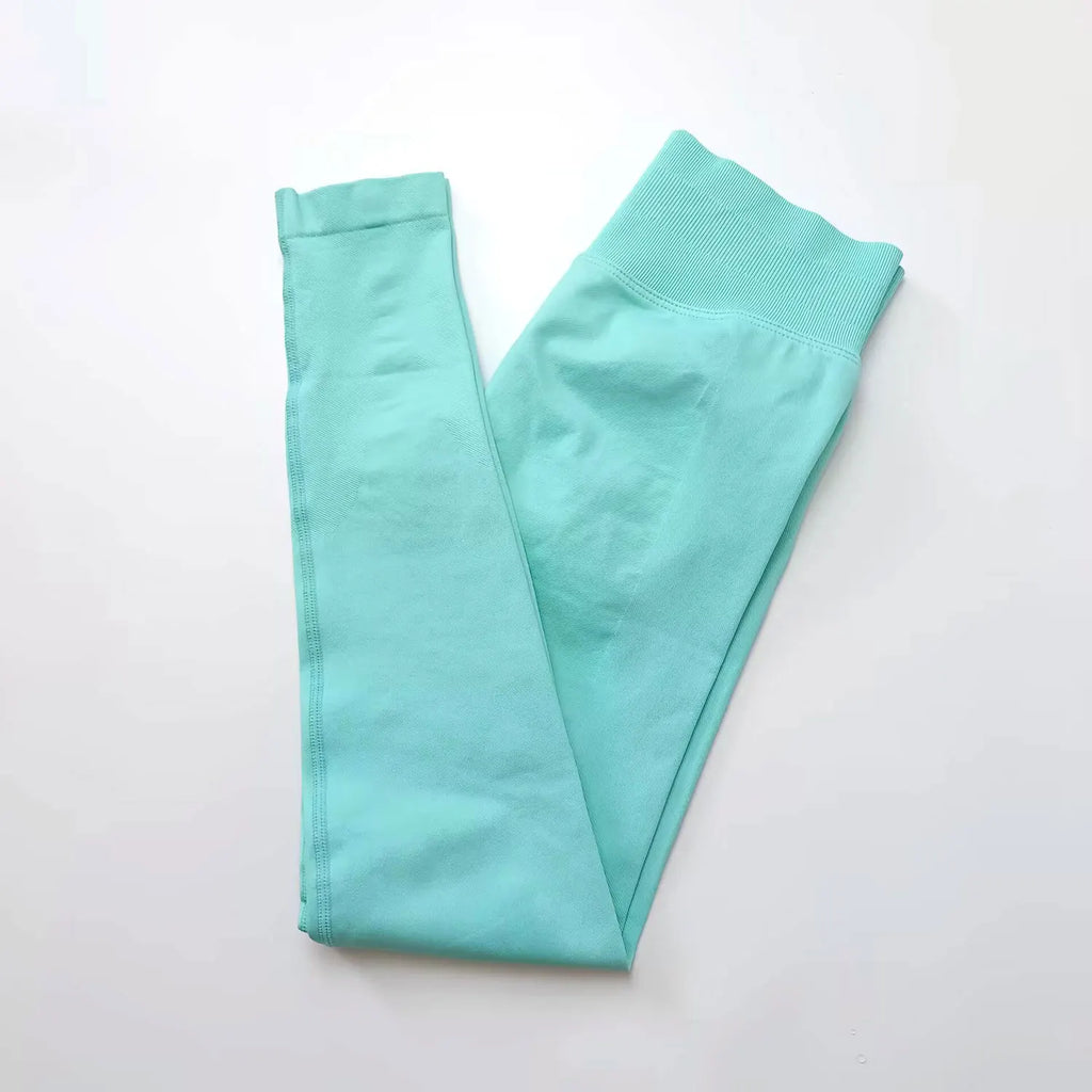 Veyra Active™ Impact Seamless Scrunch Leggings | Low Ribbed Waistband Glute-Shaping Yoga Pants