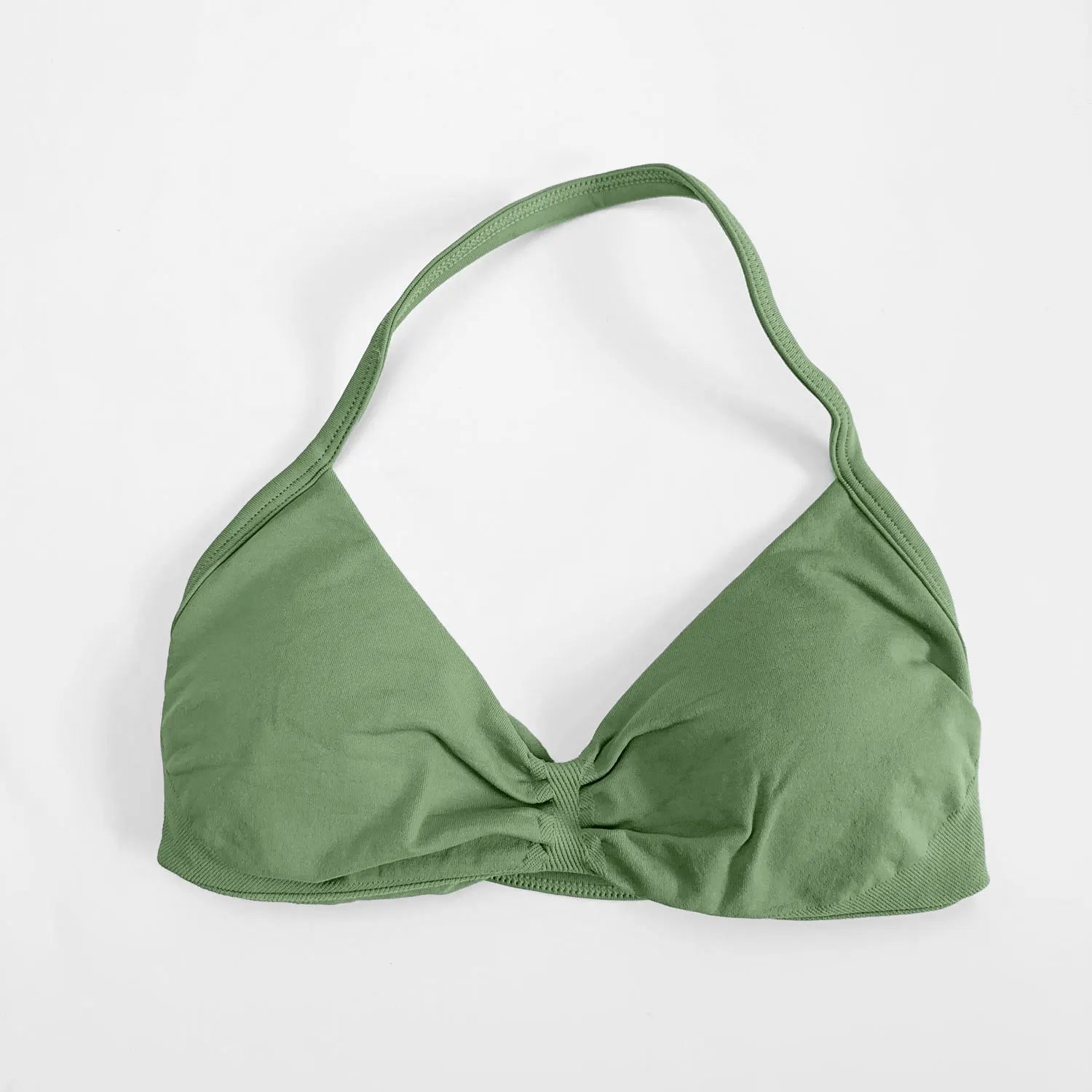 Veyra Active™ Impact Strappy Halter Sports Bra | High-Support Seamless Yoga Crop Top