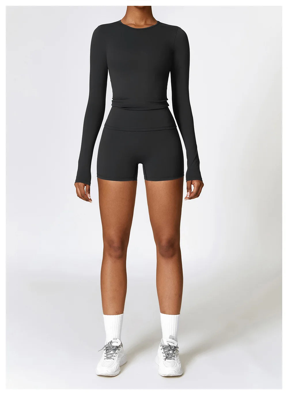 Veyra Active™ Women's Thermomotion Long-Sleeve Yoga Shirt | Winter Quick-Dry Slim-Fit Gym Top