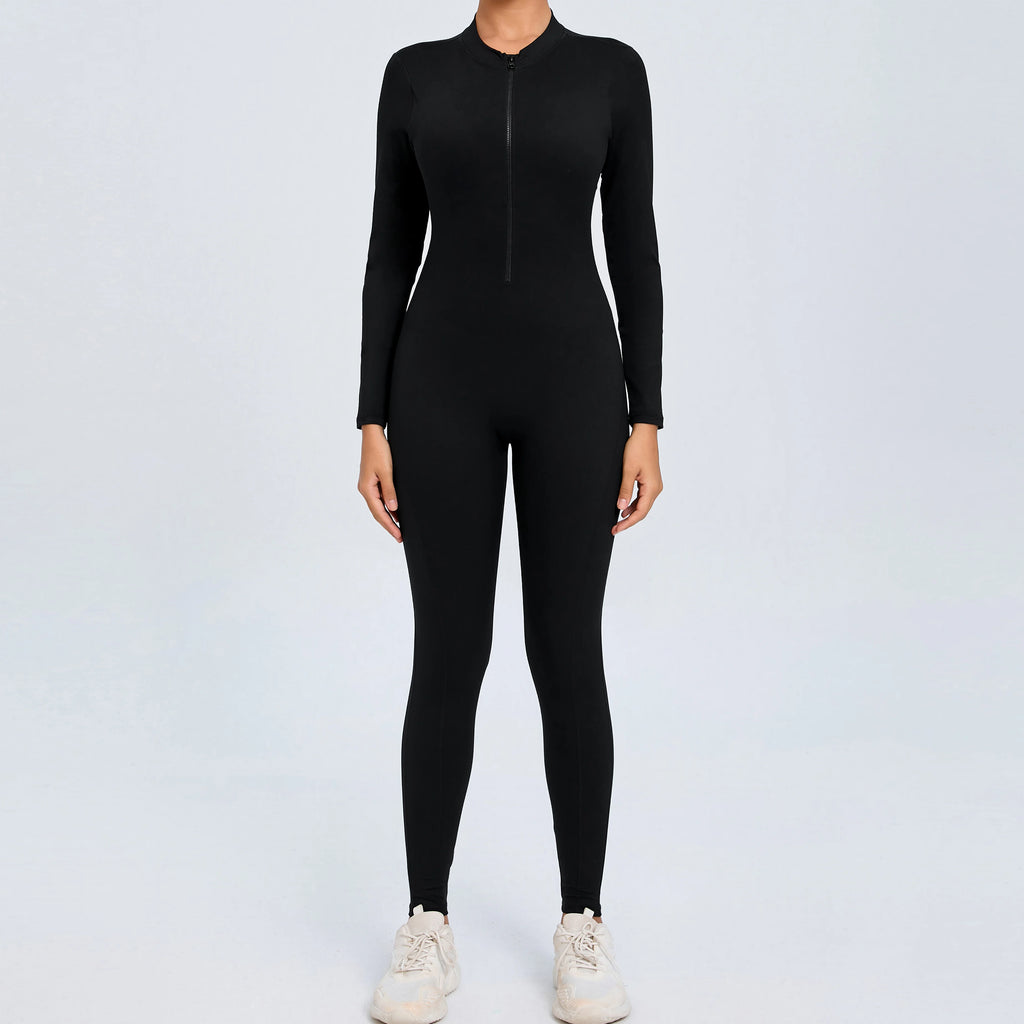 Veyra Luxe™ Zip Sculpt Jumpsuit