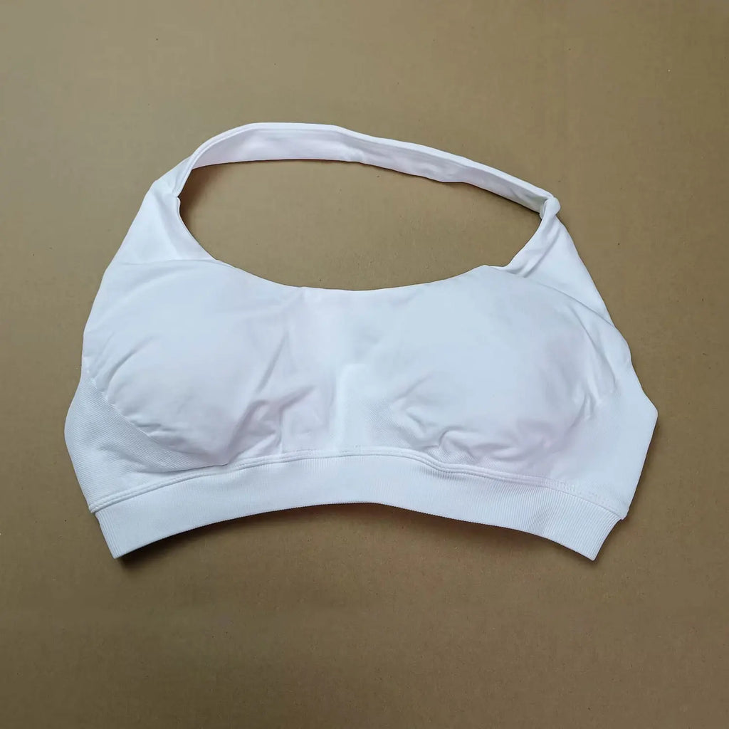 Veyra Active™ Impact Seamless Halter Sports Bra | High-Support Push-Up Gym & Yoga Crop Top
