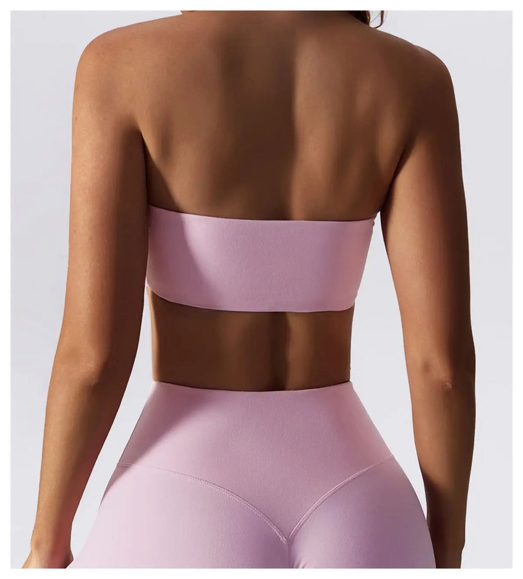 Veyra Active™ Summer Strapless Sports Bra | Anti-Slip Seamless Tube Top & Workout Bra