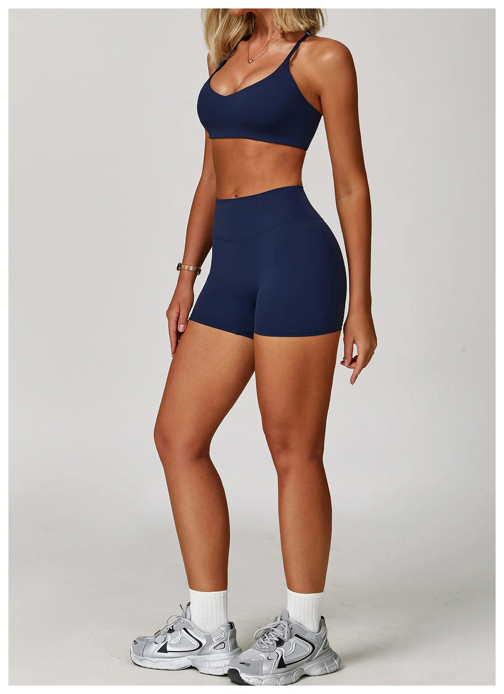 Veyra Active™ Infinite 3-Piece Yoga Set | Long Sleeve Top, Sports Bra & High-Waisted Leggings