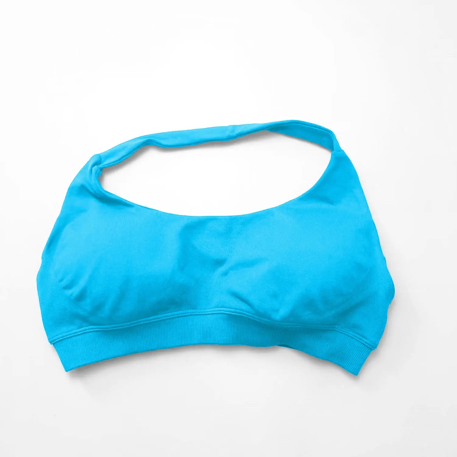 Veyra Active™ Impact Seamless Halter Sports Bra | High-Support Push-Up Gym & Yoga Crop Top