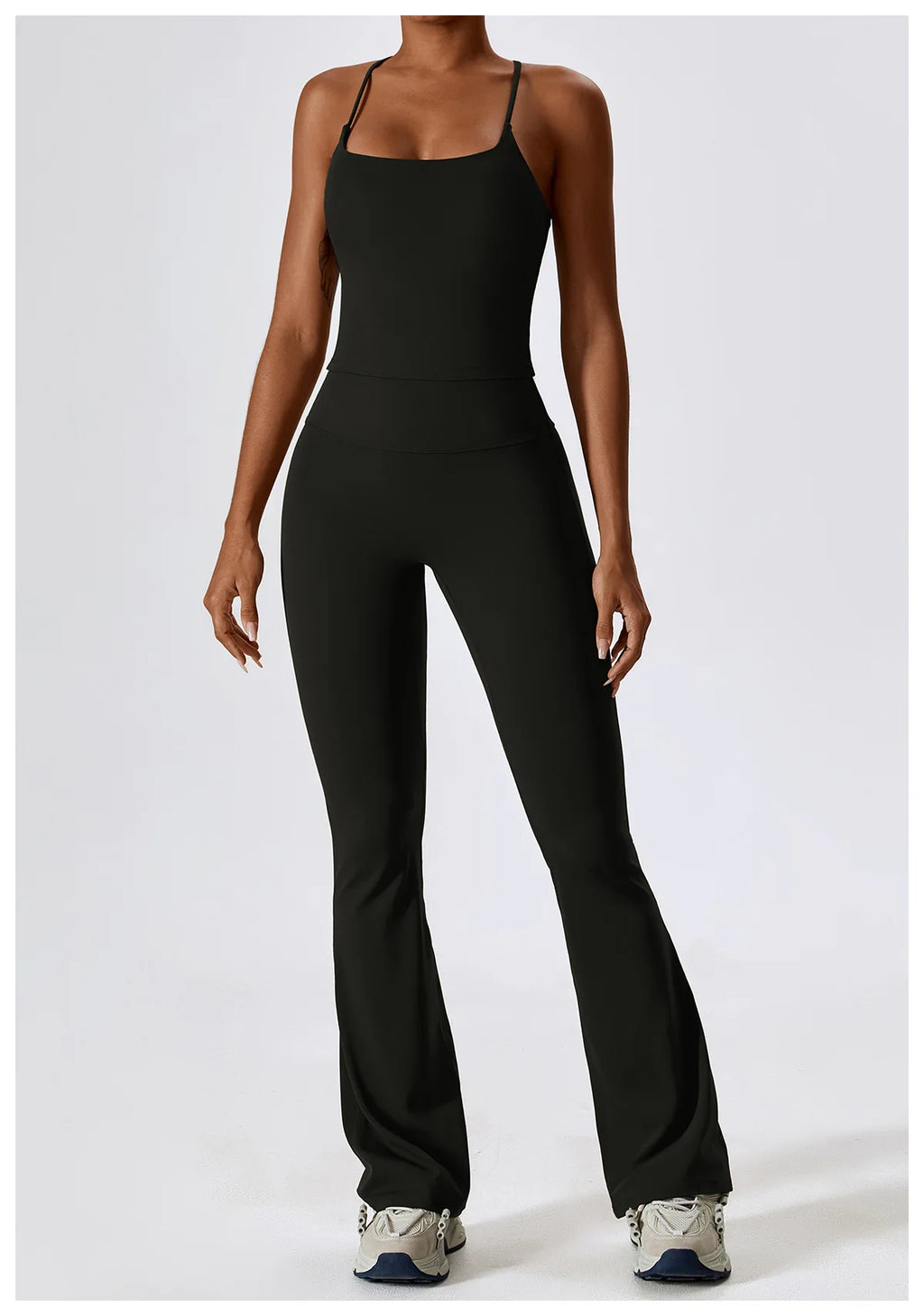 Veyra Active™ SculptFlex 2-Piece Yoga Set | Long Sleeve Crop Top & High-Waist Seamless Leggings