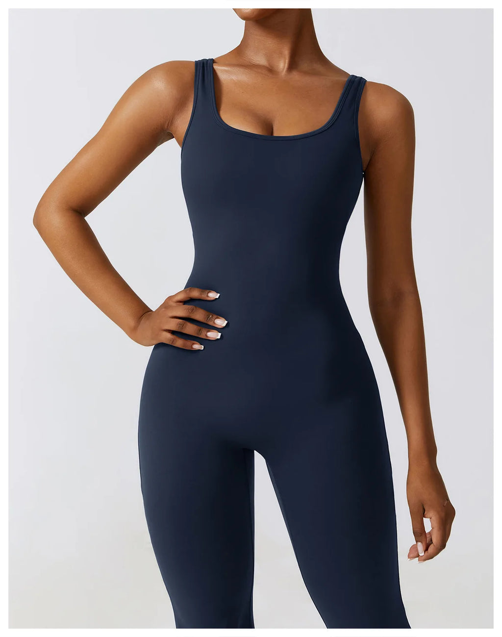 Veyra Active™ Sculpt One-Piece Workout Jumpsuit | Seamless Push-Up Yoga Bodysuit & Romper