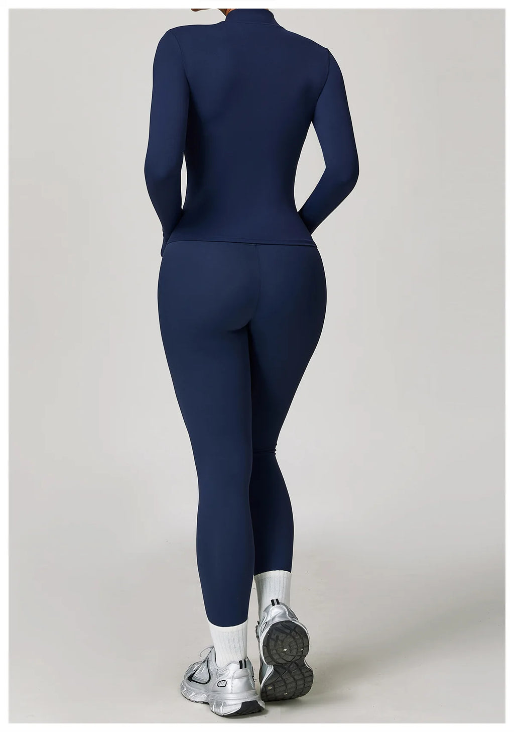 Veyra Active™ Infinite 3-Piece Yoga Set | Long Sleeve Top, Sports Bra & High-Waisted Leggings