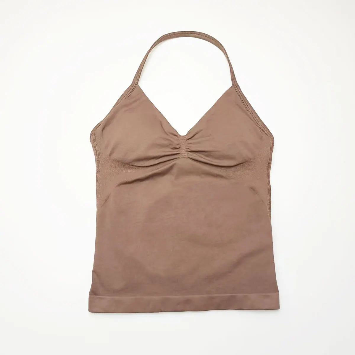 Veyra Active™ Impact Longline Halter Sports Bra | Anti-Chafe Open Back Yoga Crop Top