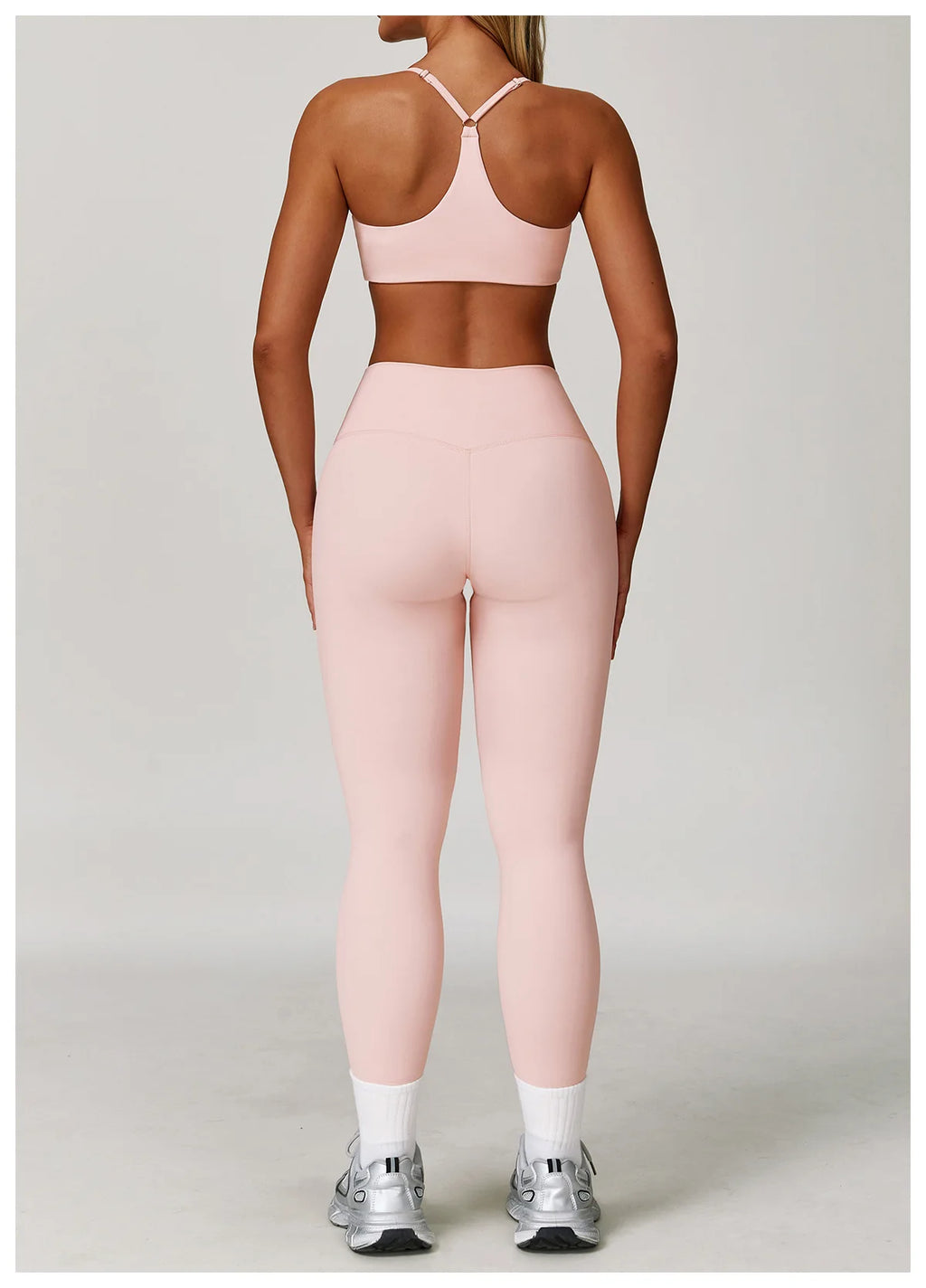 Veyra Active™ Infinite 3-Piece Yoga Set | Long Sleeve Top, Sports Bra & High-Waisted Leggings