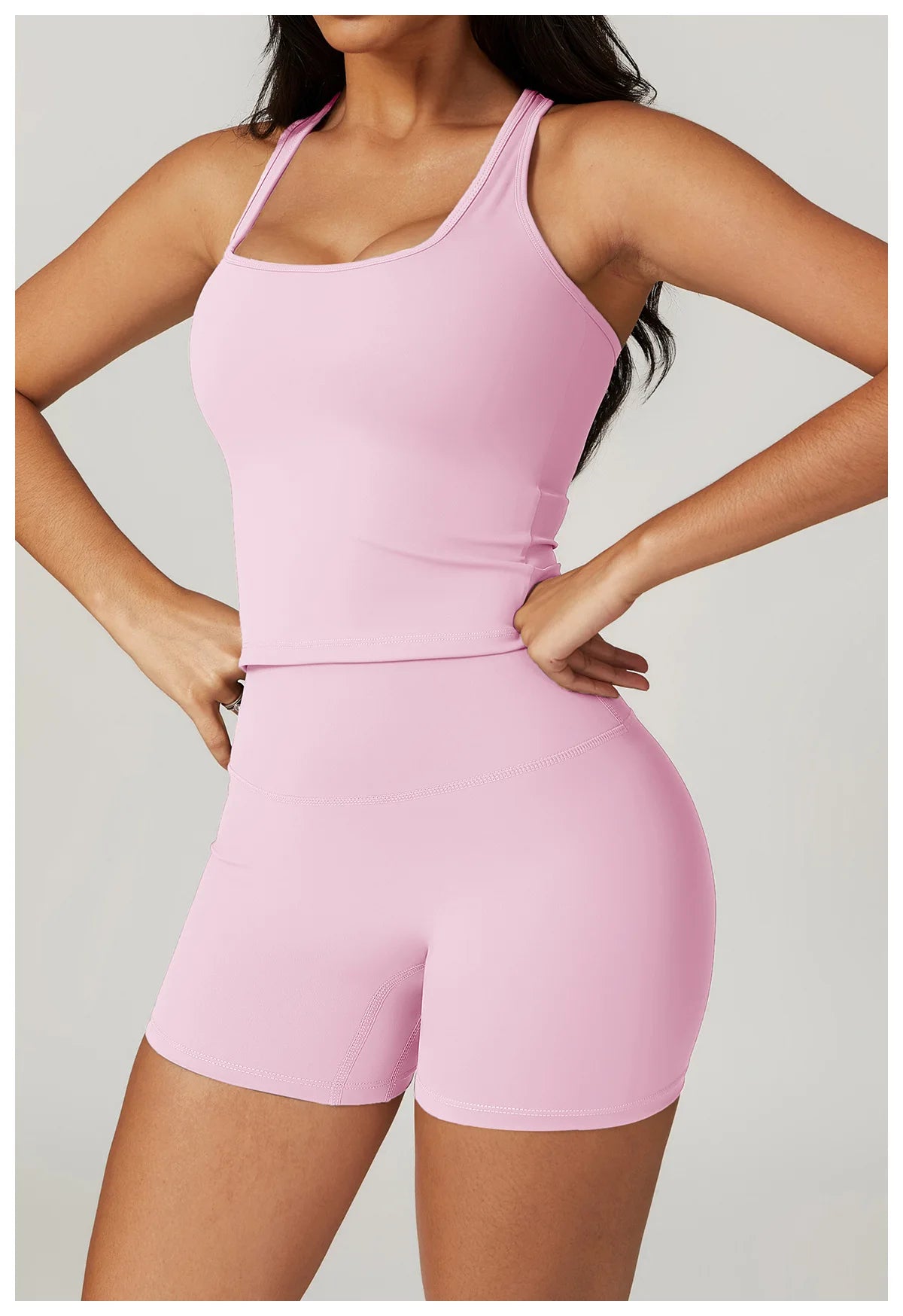 Veyra Active™ Summer Shockproof Yoga Vest | Quick-Dry Seamless Workout Tank Top