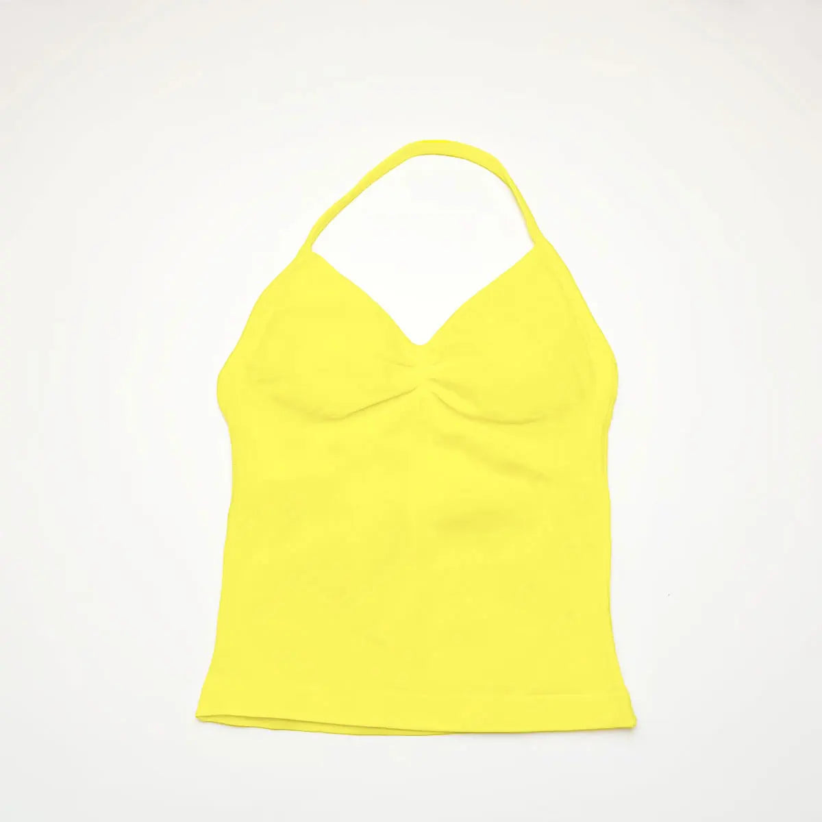 Veyra Active™ Impact Longline Halter Sports Bra | Anti-Chafe Open Back Yoga Crop Top
