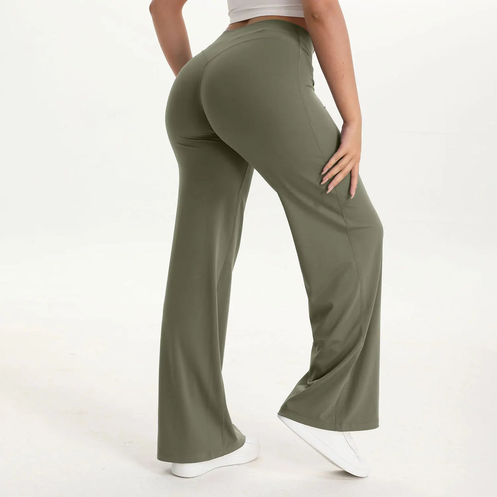 Veyra Active™ SoftMotion Straight-Leg Yoga Pants | Naked-Feel Pilates & Gym Trousers