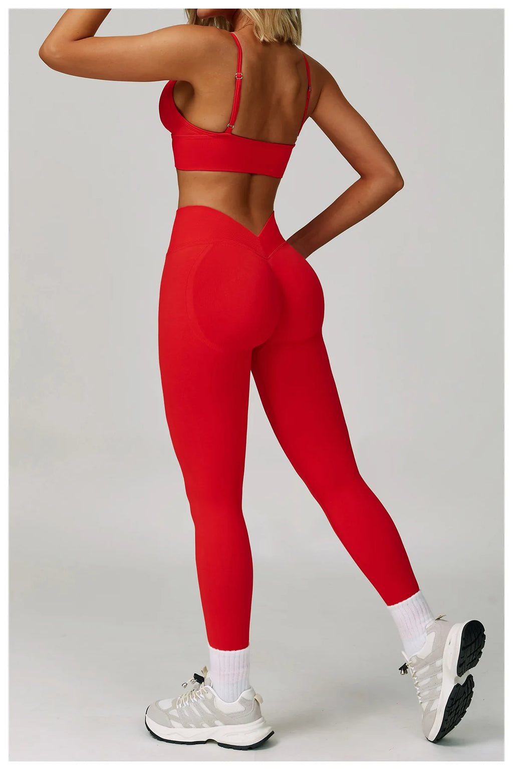 Veyra Active™ SculptFlex 3-Piece Yoga Set | Long Sleeve Crop Top, Sports Bra & High-Waist Leggings