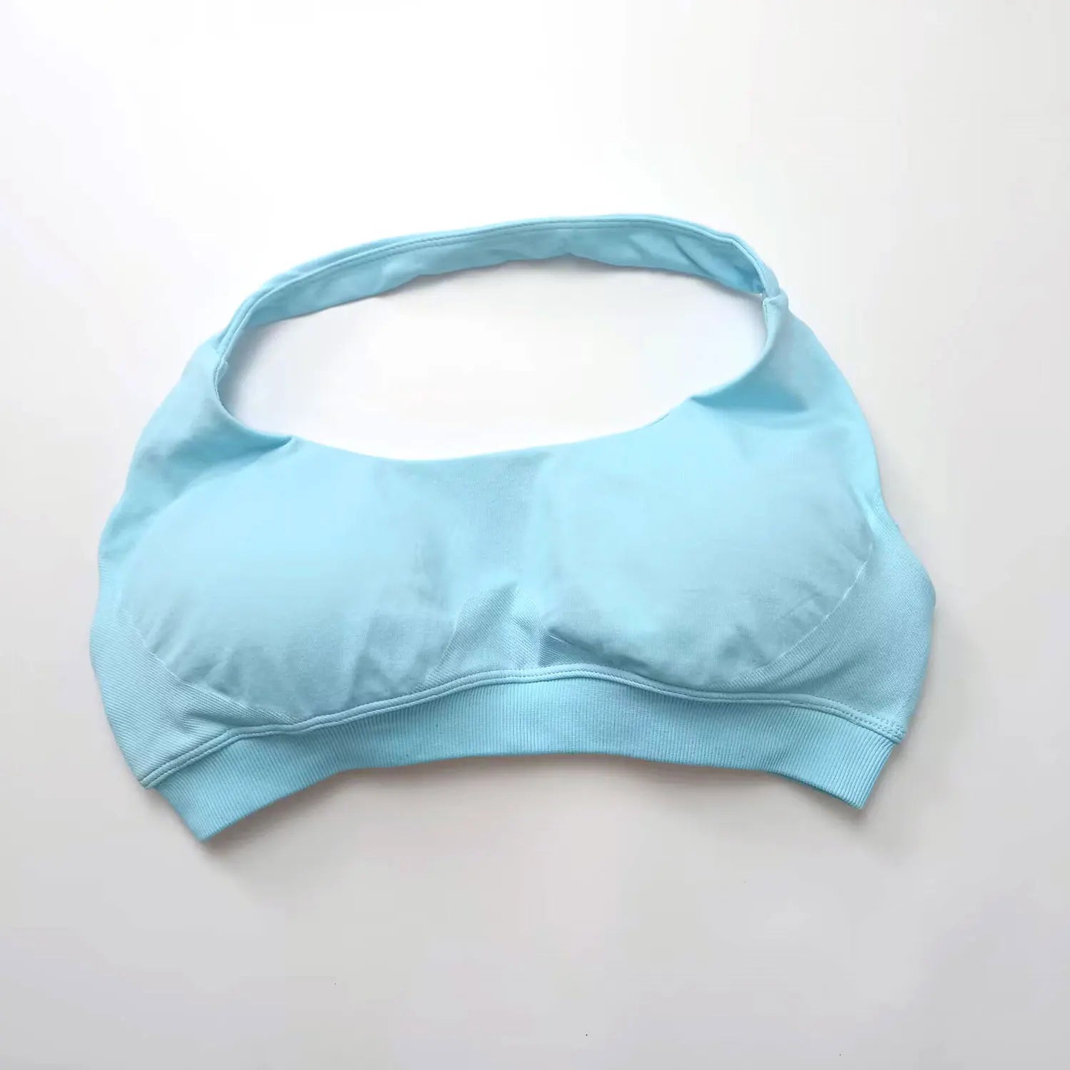 Veyra Active™ Impact Seamless Halter Sports Bra | High-Support Push-Up Gym & Yoga Crop Top