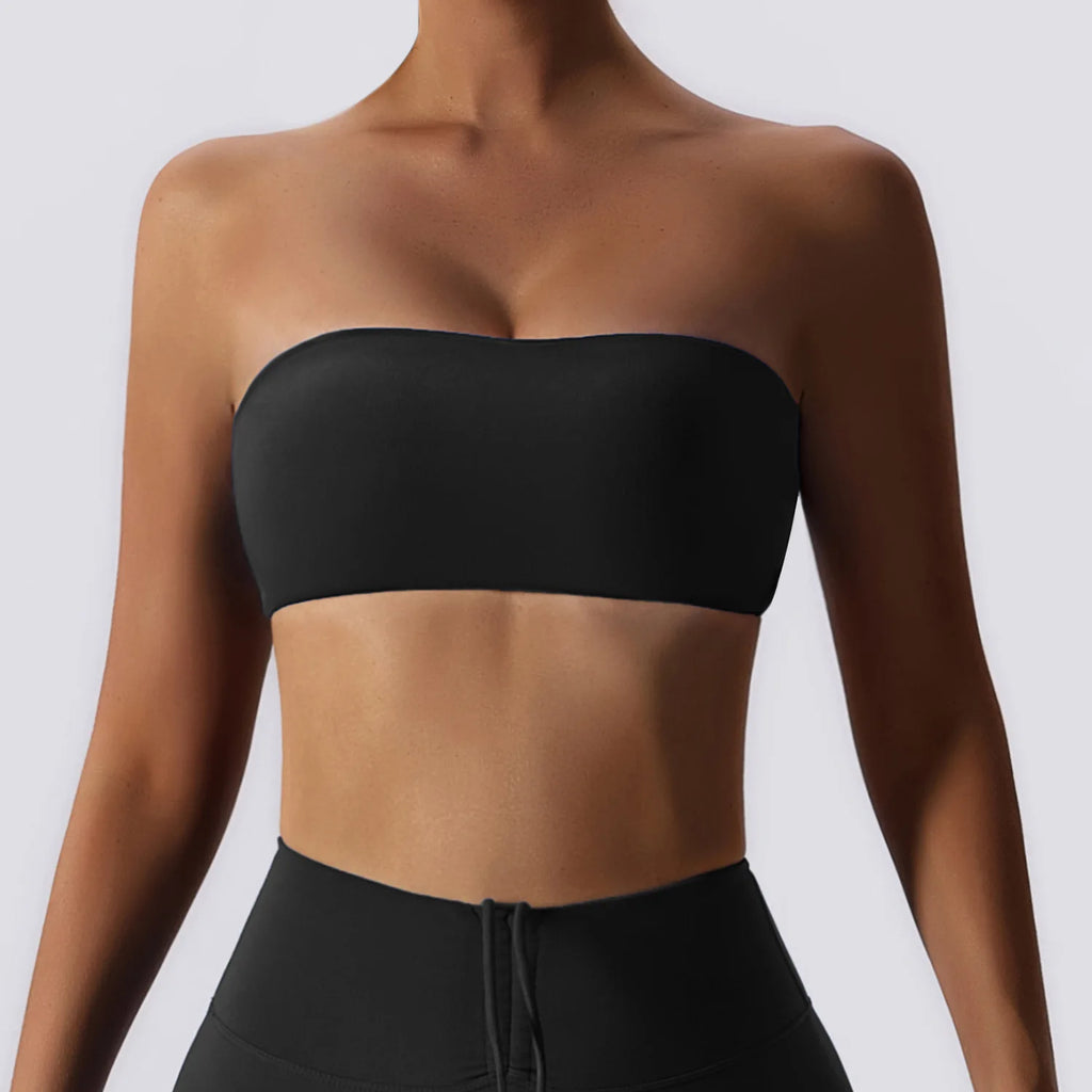 Veyra Active™ Summer Strapless Sports Bra | Anti-Slip Seamless Tube Top & Workout Bra