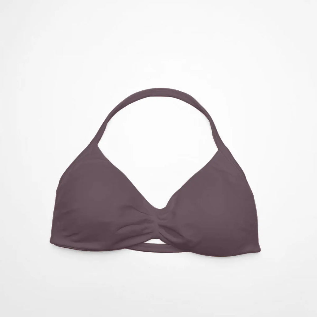 Veyra Active™ Impact Strappy Halter Sports Bra | High-Support Seamless Yoga Crop Top