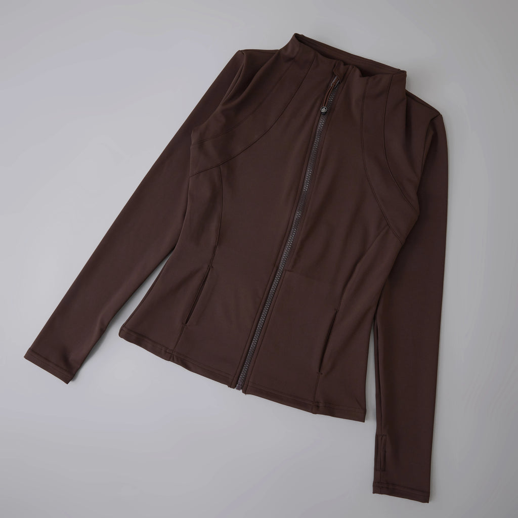 Veyra Active™ Breeze Lightweight Running Jacket | Wind-Resistant Long-Sleeve Workout Top