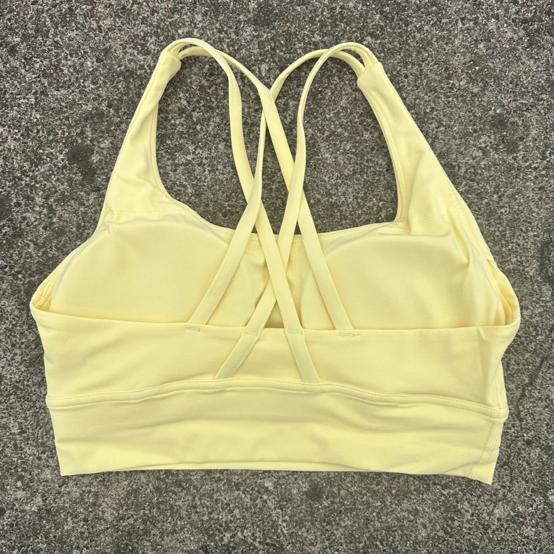 Kova by Veyra™ Women's Cross-Back Shockproof Sports Bra | High-Strength Push-Up Yoga Tank Top