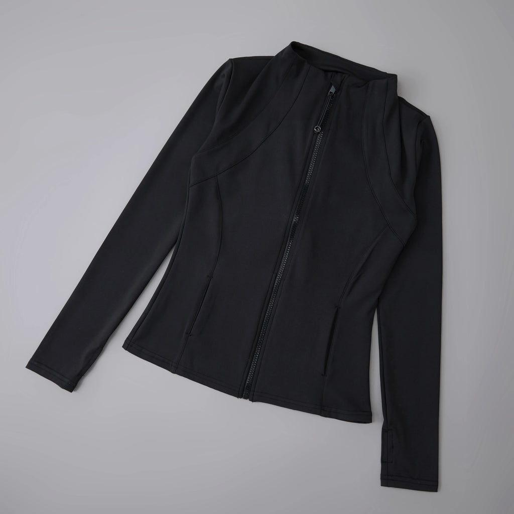 Veyra Active™ Breeze Lightweight Running Jacket | Wind-Resistant Long-Sleeve Workout Top