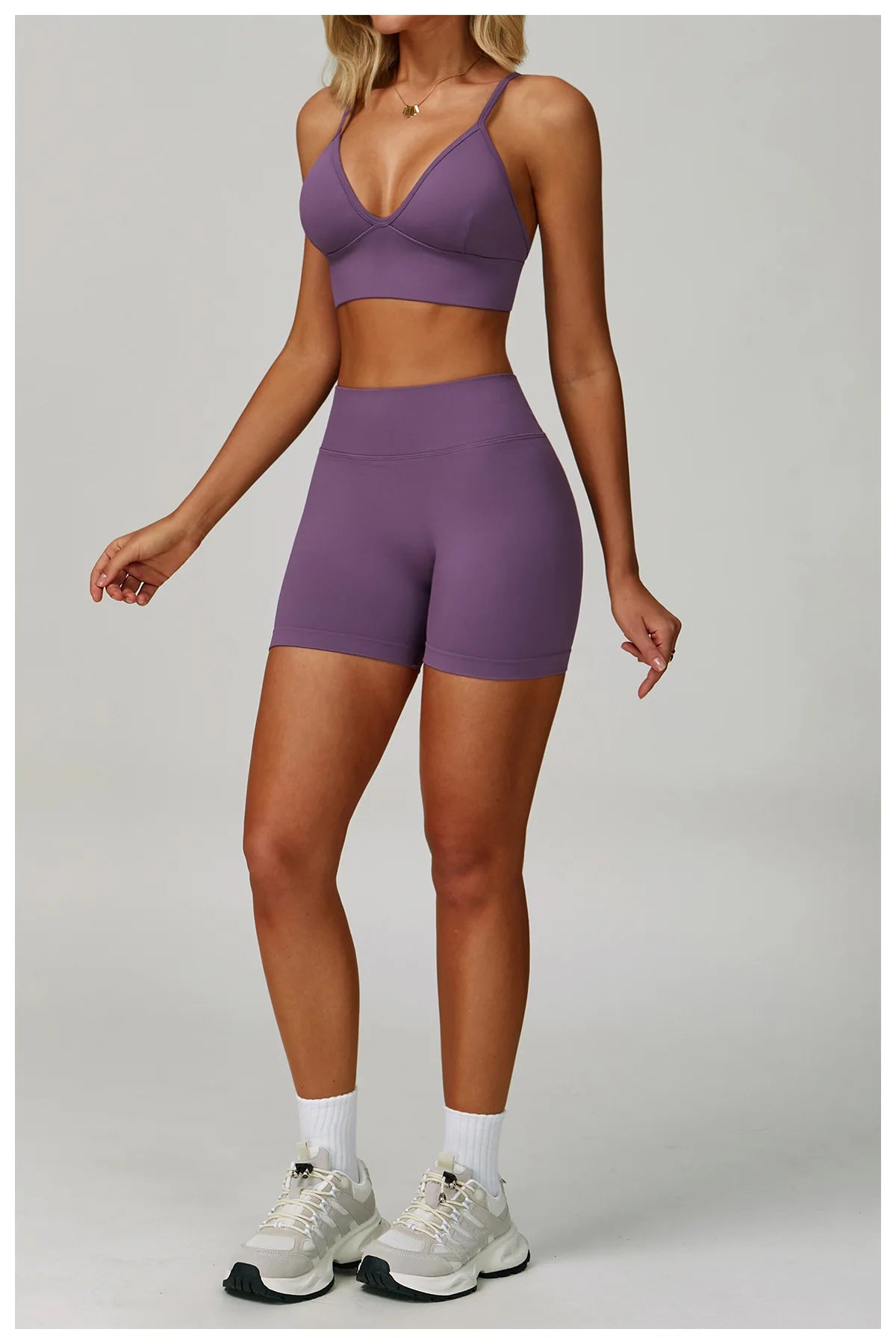 Veyra Active™ SculptFlex 3-Piece Yoga Set | Long Sleeve Crop Top, Sports Bra & High-Waist Leggings