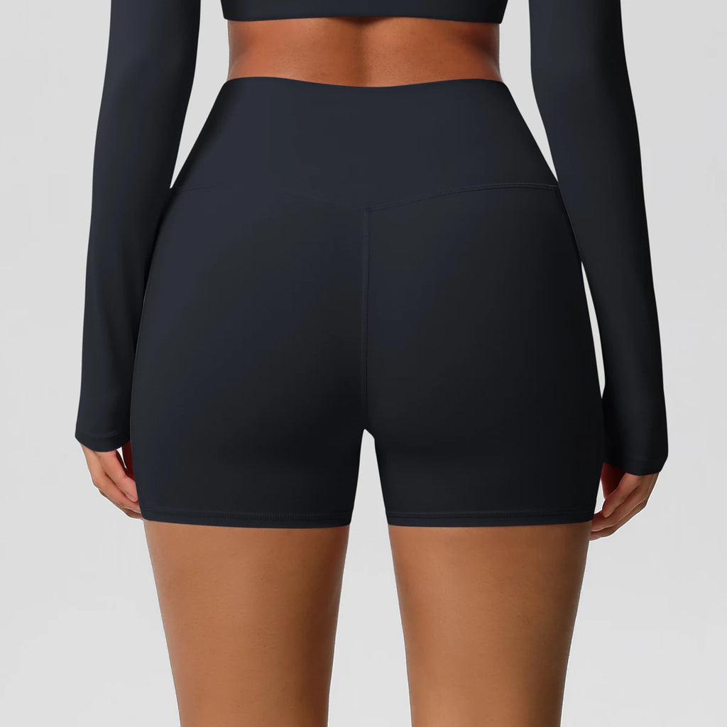 Veyra Active™ Pocketed High-Waisted Yoga Shorts | 100% Squat-Proof Anti-Chafe Biker Shorts