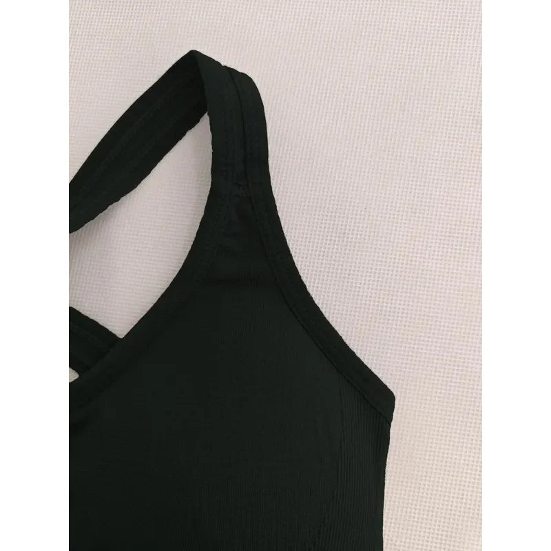 Veyra Active™ Boost Seamless Push-Up Sports Bra | Breathable Yoga Tank Top & Crop Vest