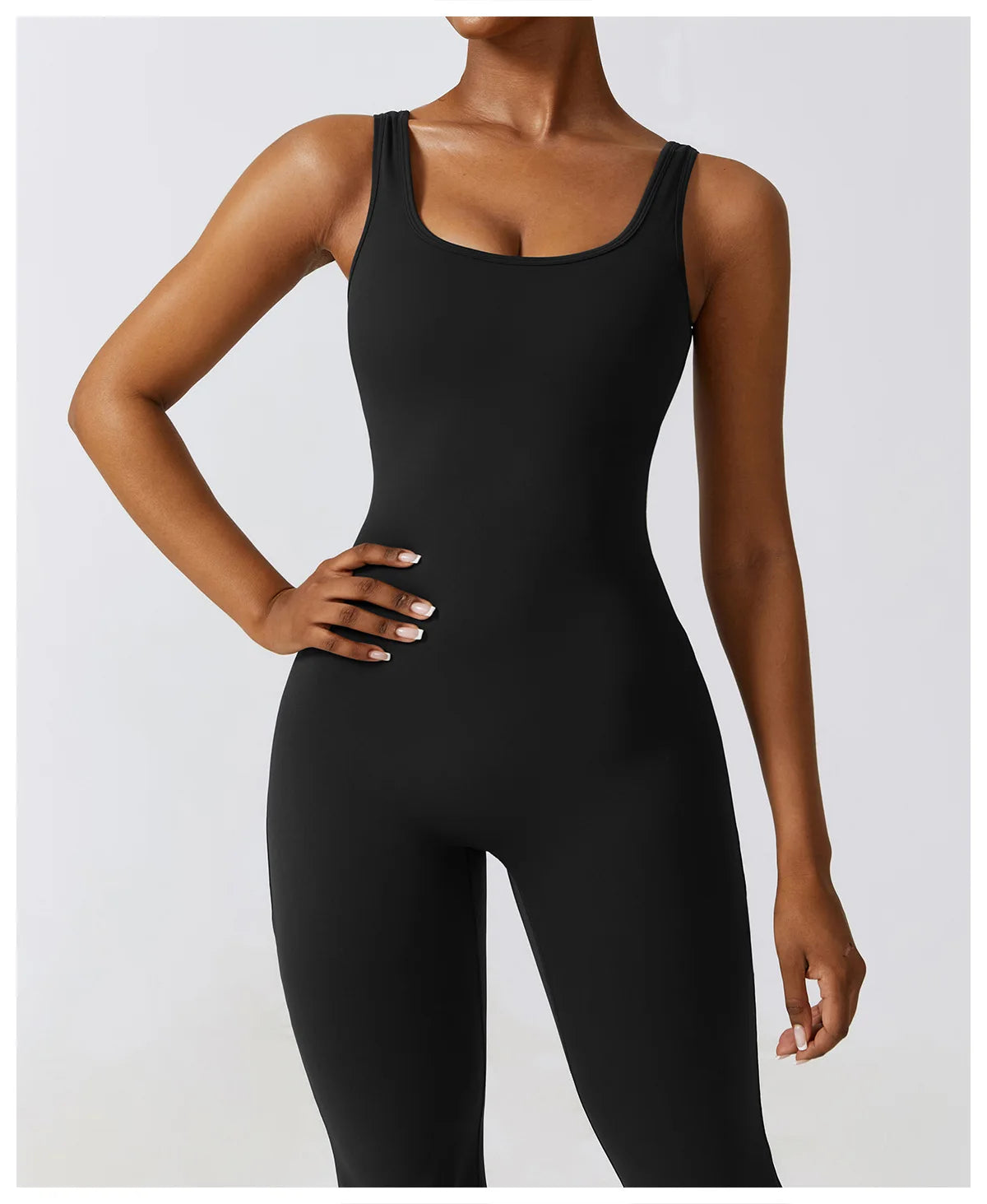 Veyra Active™ Sculpt One-Piece Workout Jumpsuit | Seamless Push-Up Yoga Bodysuit & Romper