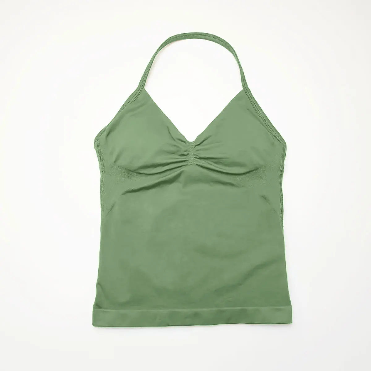 Veyra Active™ Impact Longline Halter Sports Bra | Anti-Chafe Open Back Yoga Crop Top