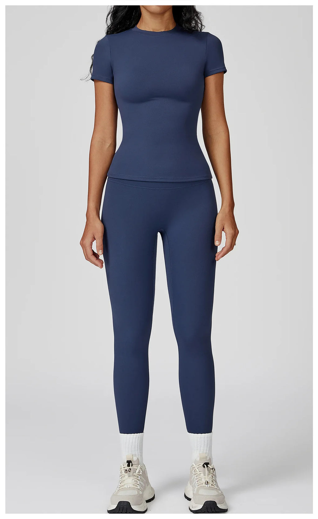 Veyra Active™ Women's SculptFlex 2-Piece Yoga Set | Long Sleeve Top, High-Waist Leggings & Shorts