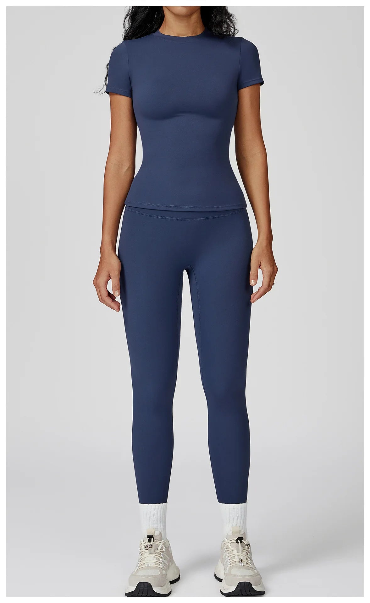 Veyra Active™ Women's SculptFlex 2-Piece Yoga Set | Long Sleeve Top, High-Waist Leggings & Shorts