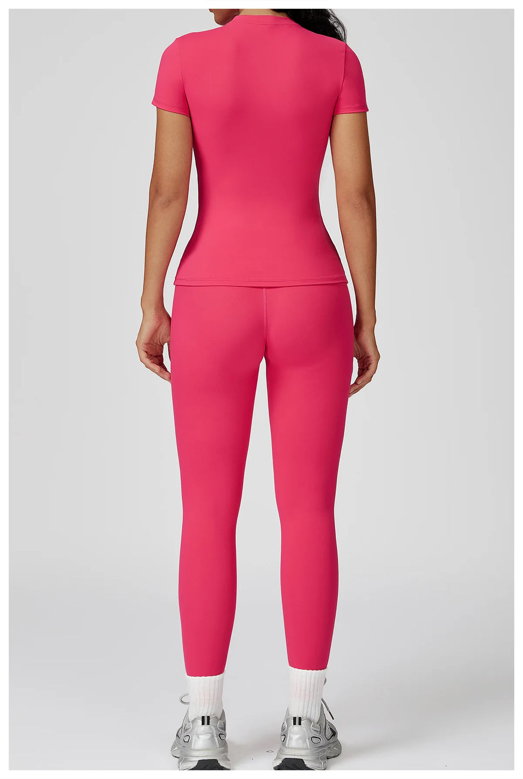 Veyra Active™ Women's SculptFlex 2-Piece Yoga Set | Long Sleeve Top, High-Waist Leggings & Shorts