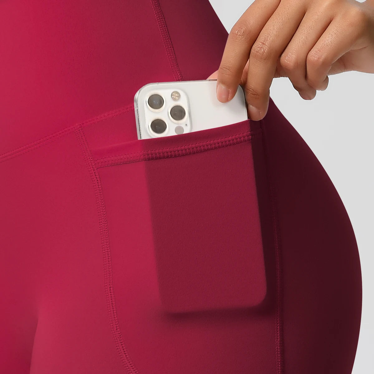 Veyra Active™ Pocketed High-Waisted Yoga Shorts | 100% Squat-Proof Anti-Chafe Biker Shorts