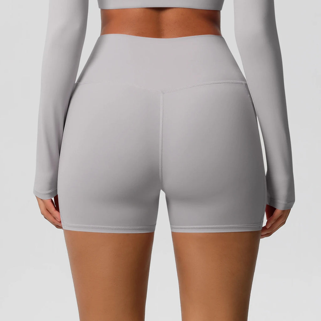 Veyra Active™ Pocketed High-Waisted Yoga Shorts | 100% Squat-Proof Anti-Chafe Biker Shorts