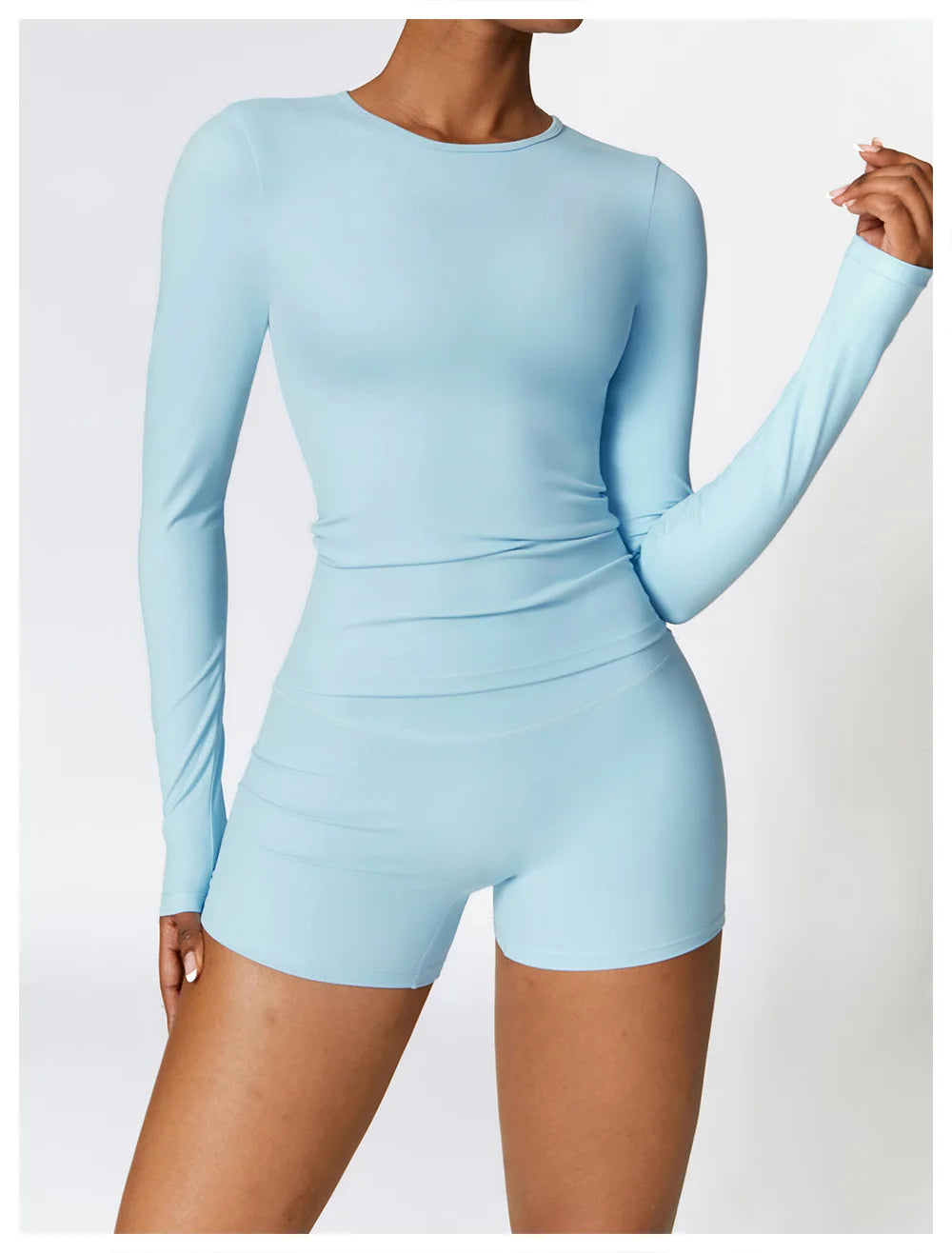 Veyra Active™ Women's Thermomotion Long-Sleeve Yoga Shirt | Winter Quick-Dry Slim-Fit Gym Top