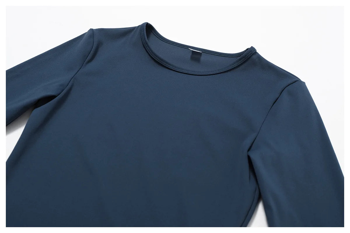 Veyra Active™ Women's Thermomotion Long-Sleeve Yoga Shirt | Winter Quick-Dry Slim-Fit Gym Top