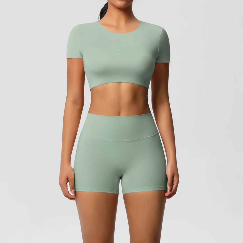 Veyra Active™ Women's SculptFlex 2-Piece Yoga Set | Booty-Shaping Leggings & Sports Tank Top