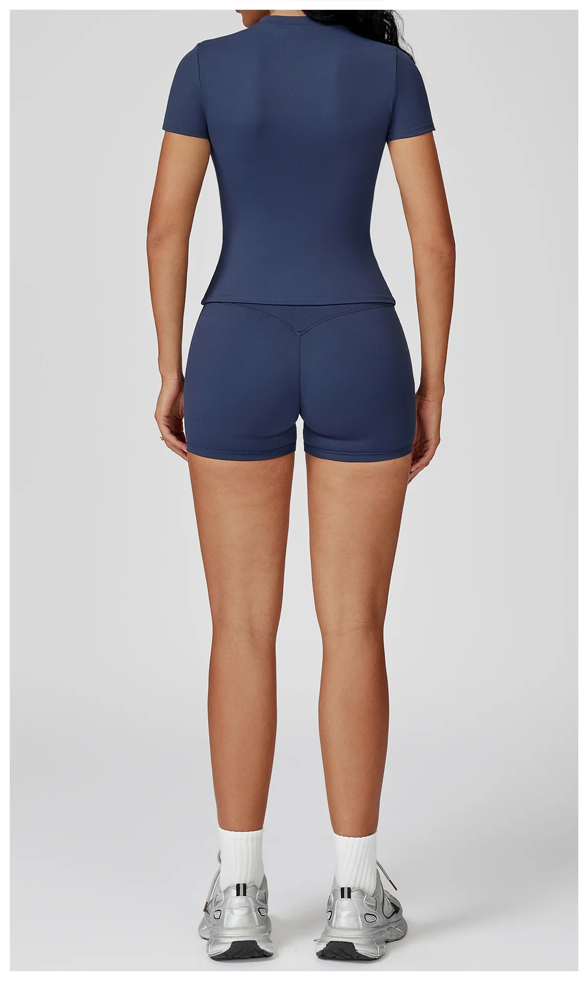 Veyra Active™ Women's SculptFlex 2-Piece Yoga Set | Long Sleeve Top, High-Waist Leggings & Shorts
