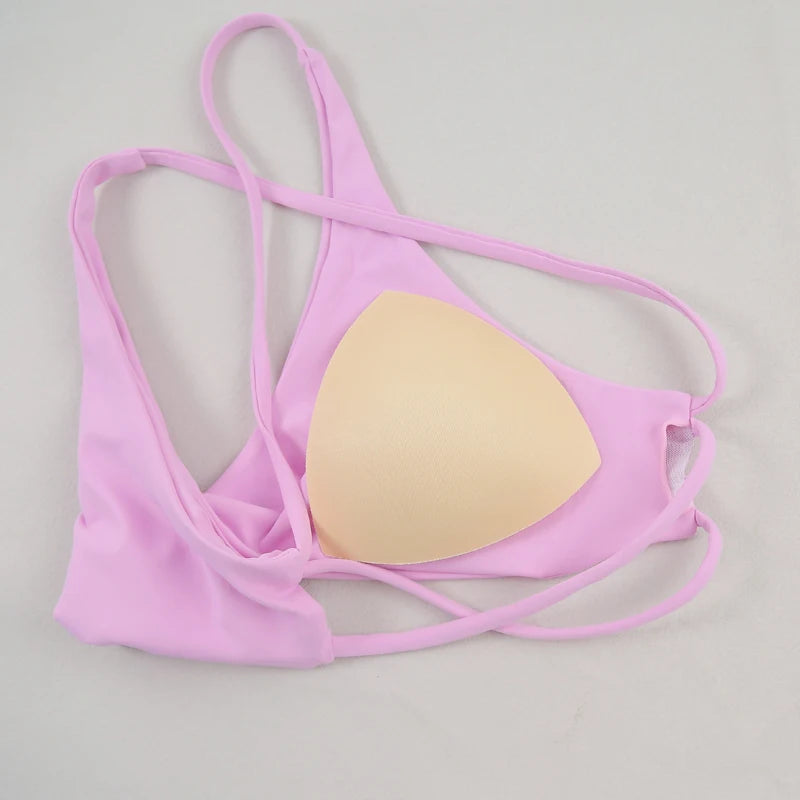 Veyra Active™ Impact Slim-Strap Sports Bra | Seamless High-Stretch Yoga Crop Top