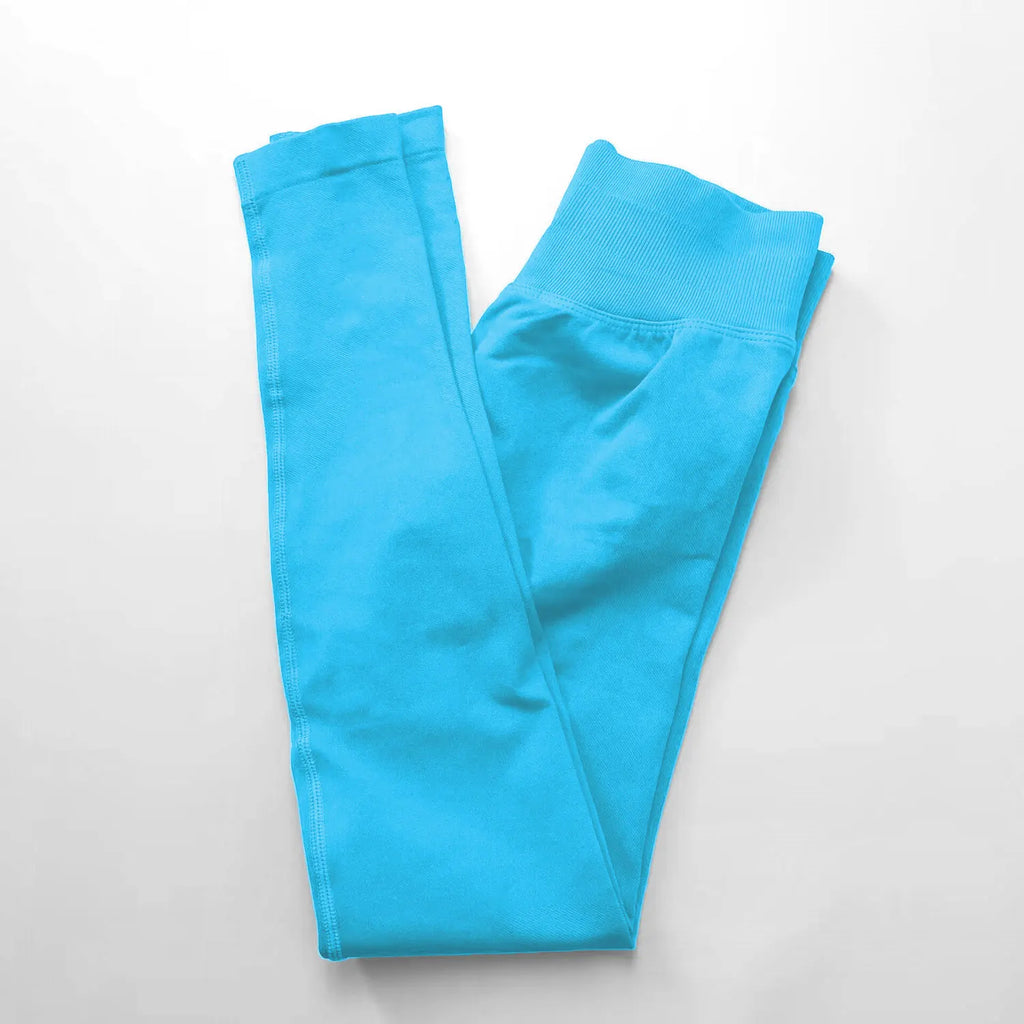 Veyra Active™ Impact Seamless Scrunch Leggings | Low Ribbed Waistband Glute-Shaping Yoga Pants