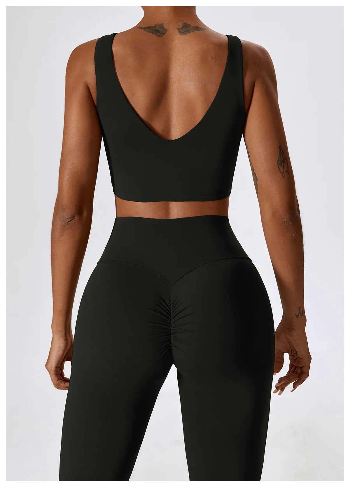 Veyra Active™ SculptFlex 2-Piece Yoga Set | Long Sleeve Crop Top & High-Waist Seamless Leggings