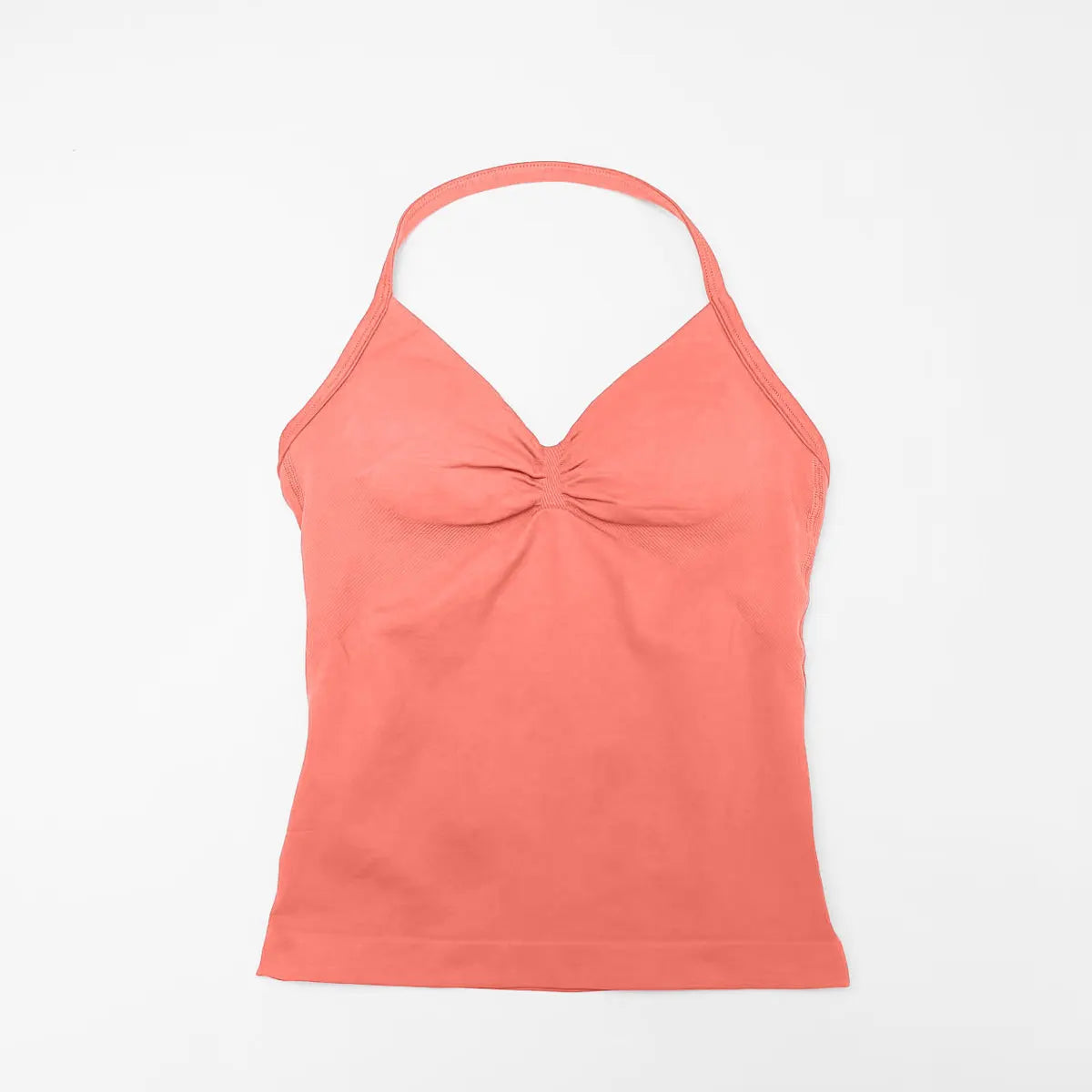 Veyra Active™ Impact Longline Halter Sports Bra | Anti-Chafe Open Back Yoga Crop Top