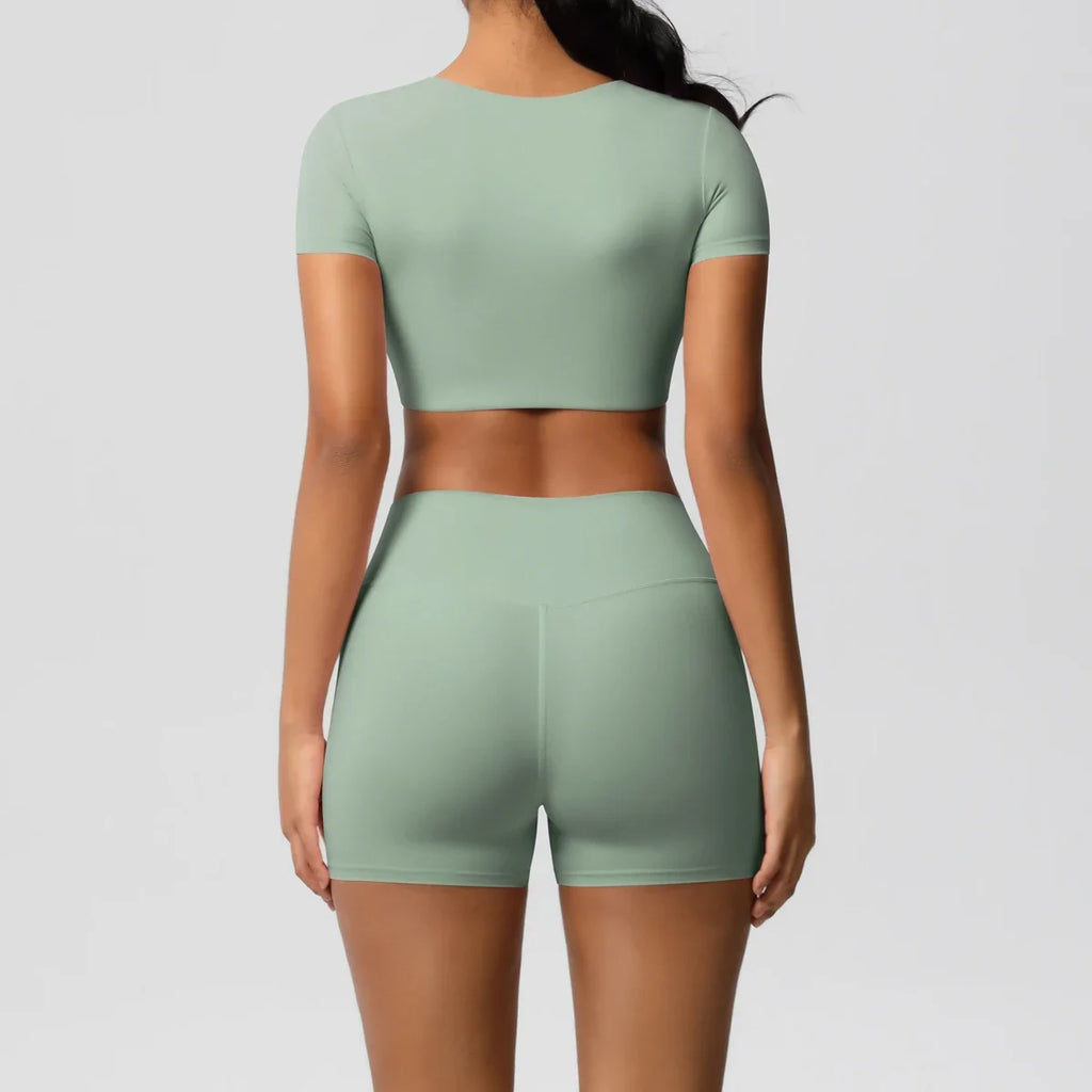 Veyra Active™ Women's SculptFlex 2-Piece Yoga Set | Booty-Shaping Leggings & Sports Tank Top