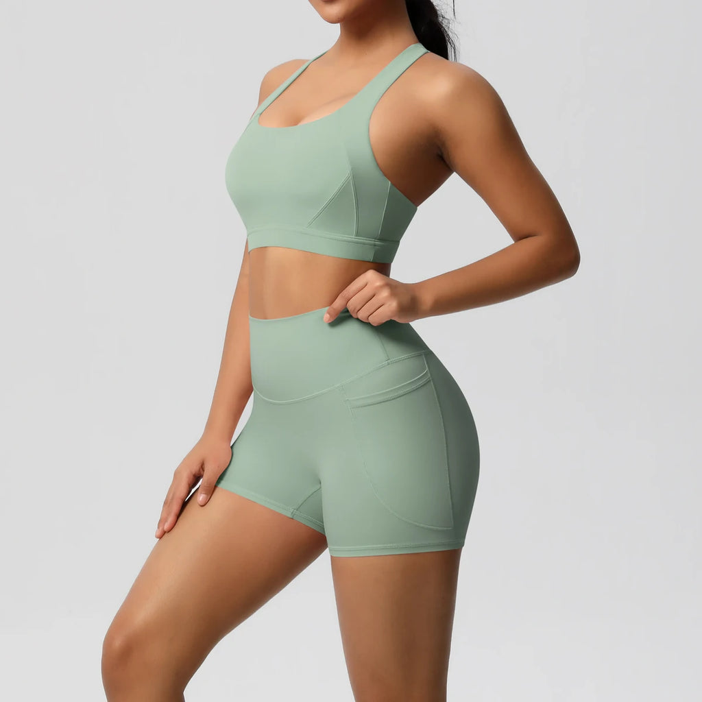 Veyra Active™ 2PCS Pocket Sculpt Shorts 2PCS