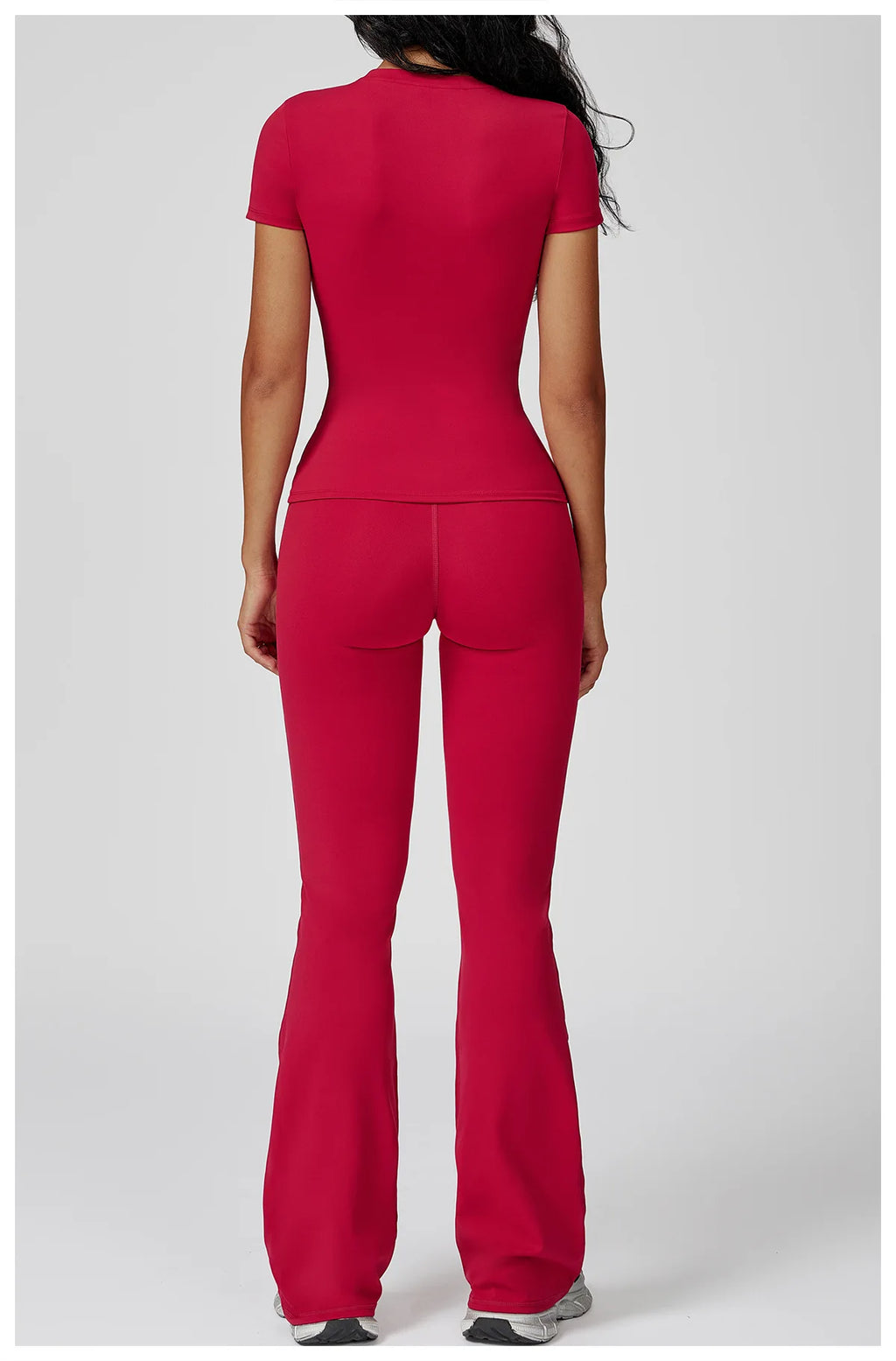 Veyra Active™ Women's SculptFlex 2-Piece Yoga Set | Long Sleeve Top, High-Waist Leggings & Shorts